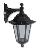 Vonkajšia nástenná lampa Ecolite Z6102-CR čierna