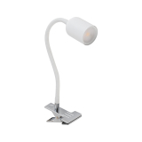 Stolná lampa s klipom TK 4559 TOP biela  