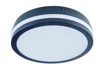 Stropné LED svietidlo Kanlux BENO 32948 18W NW-O-SE GR grafit se senzorom pohybu