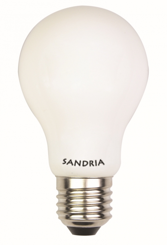 LED žiarovka Sandy LED  E27 S2120 8W OPAL teplá biela