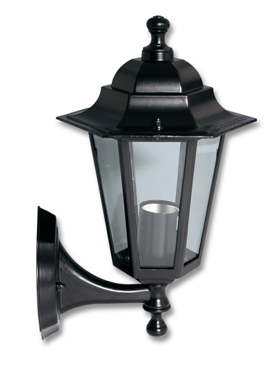 Vonkajší nástenná lampa Ecolite Z6101-CR čierna