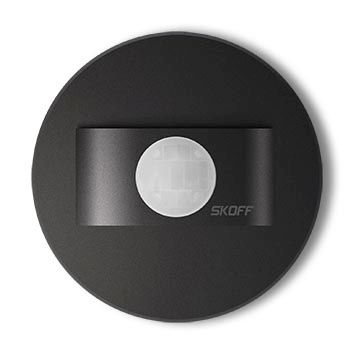 Senzor pohybu PIR Skoff Rueda čierna IP20 MD-RUE-D-0 230V