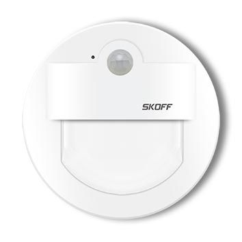 LED nástenné svietidlo Skoff Rueda biela teplá 230V MM-RUE-C-H s čidlom pohybu