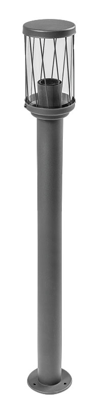 Vonkajšia lampa GTV Kerta OS-KERTP80-30 E27 12 W čierna