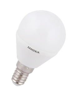 LED žiarovka Sandy LED E14 B45 S2601 8W teplá biela