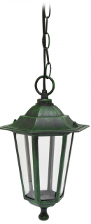 Vonkajší závésná lampa Ecolite Z6105-PAT patina