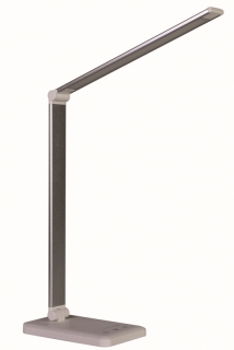 Stolná lampa stmievateľná L2243 SANDY LED strieborná 5,5W 