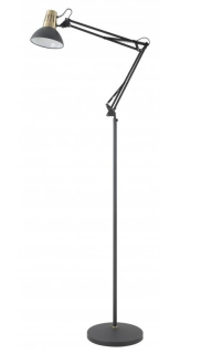 Podlahová lampa LP-ART-F-E27-10-DEC GTV-2355 ARTEMIA čierna