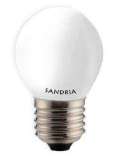 LED žiarovka Sandy LED  E27 S2168 4W OPAL teplá biela